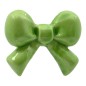 Ceramic Apple Green Ribbon with Magnet (5cm)