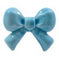 Ceramic Sky Blue Ribbon with Magnet (5cm)