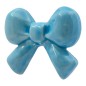Fiocchetto Azzurro in Ceramica con Calamita (5cm)