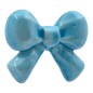 Ceramic Sky Blue Ribbon with Magnet (5cm)