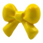 Fiocchetto Giallo Limone in Ceramica con Calamita (5cm)