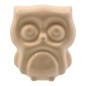 Gufo Crema in Ceramica con Calamita (5,5cm)