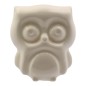 Gufo Bianco in Ceramica con Calamita (5,5cm)