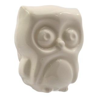 Ceramic White Owl with Magnet (5.5cm)