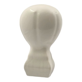 Mongolfiera Bianca in Ceramica con Calamita (5,5cm)