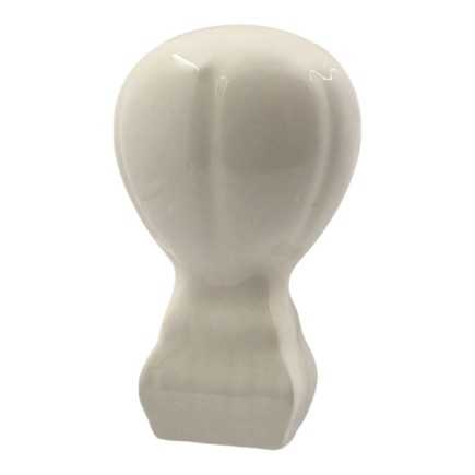 Mongolfiera Bianca in Ceramica con Calamita (5,5cm)