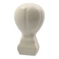 Mongolfiera Bianca in Ceramica con Calamita (5,5cm)