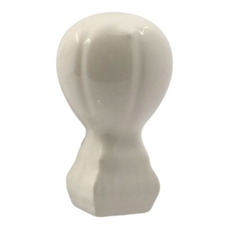 Ceramic White Hot Air Balloon with Magnet (5.5cm)