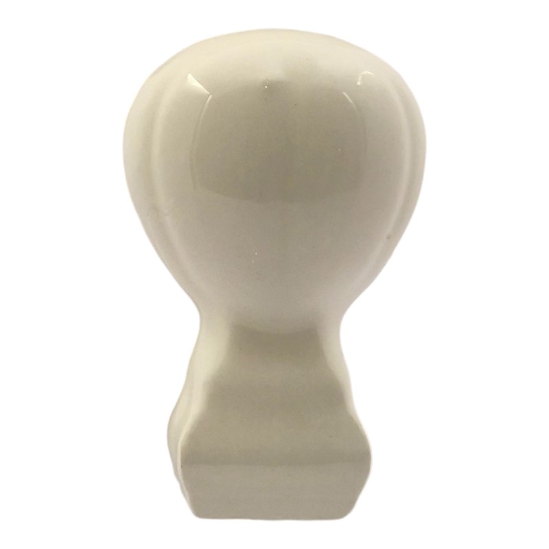 Ceramic White Hot Air Balloon with Magnet (5.5cm)