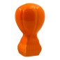 Mongolfiera Arancione Brillante in Ceramica con Calamita (5,5cm)