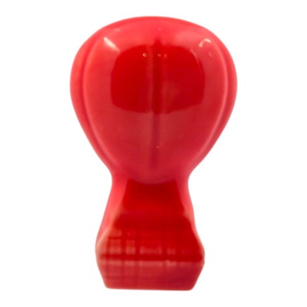 Mongolfiera Rosso Corallo in Ceramica con Calamita (5,5cm)