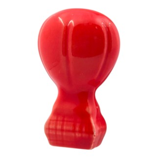 Mongolfiera Rosso Corallo in Ceramica con Calamita (5,5cm)