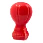 Ceramic Coral Red Hot Air Balloon with Magnet (5.5cm)