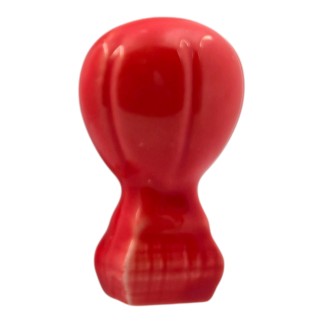 Ceramic Coral Red Hot Air Balloon with Magnet (5.5cm)