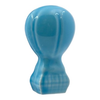 Mongolfiera Azzurro in Ceramica con Calamita (5,5cm)