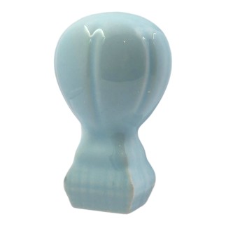 Ceramic Sky Blue Hot Air Balloon with Magnet (5.5cm)