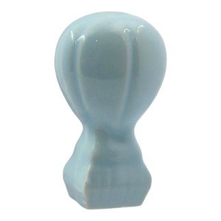 Mongolfiera Celeste in Ceramica con Calamita (5,5cm)