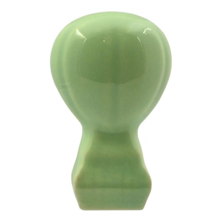 Mongolfiera Verde Chiaro in Ceramica con Calamita (5,5cm)