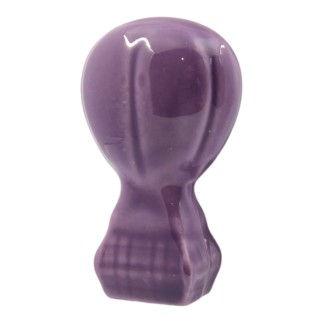 Mongolfiera Viola Lavanda in Ceramica con Calamita (5,5cm)