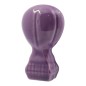 Mongolfiera Viola Lavanda in Ceramica con Calamita (5,5cm)
