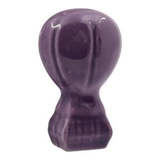 Mongolfiera Viola Lavanda in Ceramica con Calamita (5,5cm)