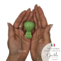 Mongolfiera Verde Mela in Ceramica con Calamita (5,5cm) Mongolfiera Verde Mela in Ceramica con Calamita (5,5cm)