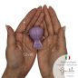 Ceramic Purple Whisteria Hot Air Balloon with Magnet (5.5cm)