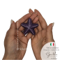 Stella Marina Viola Lavanda in Ceramica con Calamita (5,5cm)