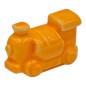 Trenino Arancione Brillante in Ceramica con Calamita (4,5cm)