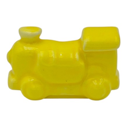 Trenino Giallo Limone in Ceramica con Calamita (4,5cm)