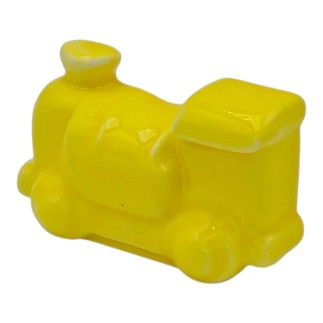 Trenino Giallo Limone in Ceramica con Calamita (4,5cm)