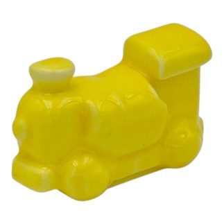 Trenino Giallo Limone in Ceramica con Calamita (4,5cm)