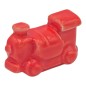 Trenino Rosso Corallo in Ceramica con Calamita (4,5cm)