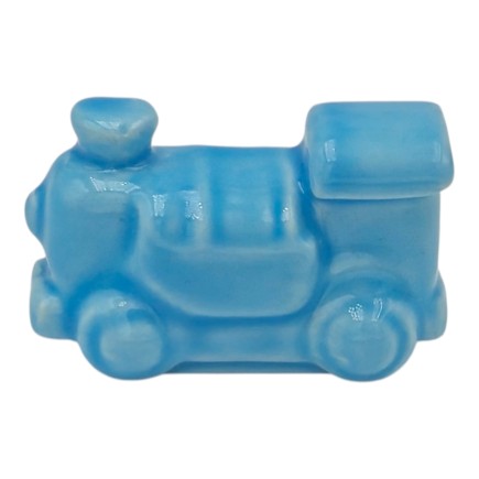 Trenino Azzurro in Ceramica con Calamita (4,5cm)
