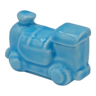 Trenino Azzurro in Ceramica con Calamita (4,5cm)