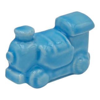 Trenino Azzurro in Ceramica con Calamita (4,5cm)