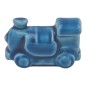 Trenino Blu Cobalto in Ceramica con Calamita (4,5cm)