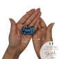 Trenino Blu Cobalto in Ceramica con Calamita (4,5cm)