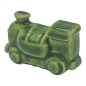 Trenino Verde Oliva in Ceramica con Calamita (4,5cm)