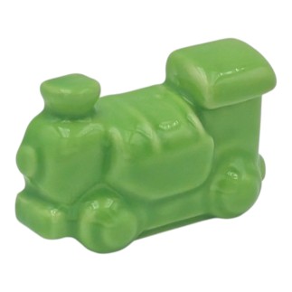 Ceramic Apple Green Train with Magnet (4.5cm)
