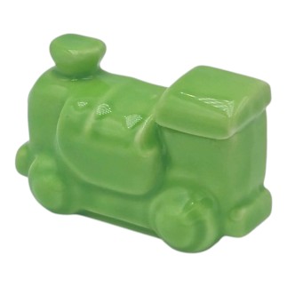 Ceramic Apple Green Train with Magnet (4.5cm)
