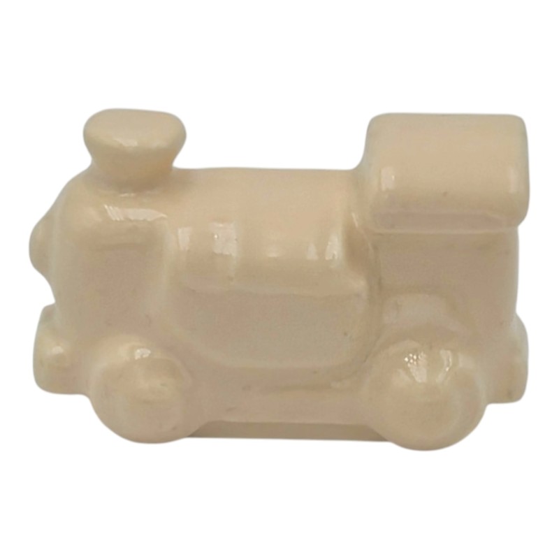 Trenino Crema in Ceramica con Calamita (4,5cm)