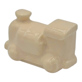 Trenino Crema in Ceramica con Calamita (4,5cm)