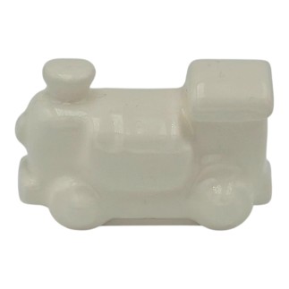 Trenino Bianco in Ceramica con Calamita (4,5cm)