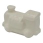 Trenino Bianco in Ceramica con Calamita (4,5cm)