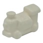 Trenino Bianco in Ceramica con Calamita (4,5cm)