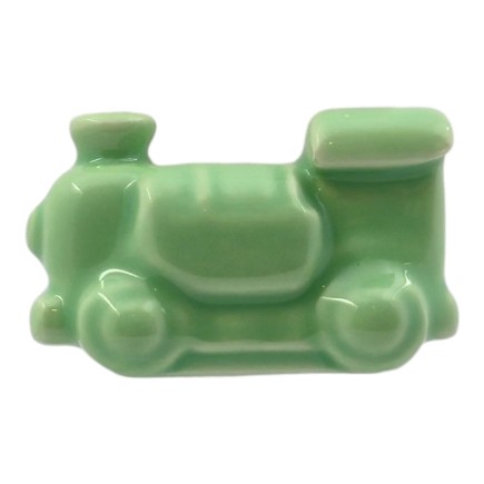 Trenino Verde Salvia in Ceramica con Calamita (4,5cm)