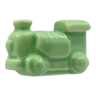 Ceramic Sage Green Train with Magnet (4.5cm)