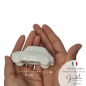 Macchinina Bianca in Ceramica da appoggio (8cm)