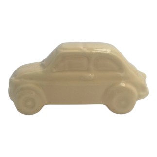 Macchinina 500 Crema in Ceramica da appoggio (8cm)